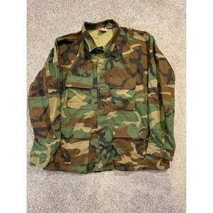 Propper XXL Regular Camo Combat Field Jacket Military Woodland Coat XX Large